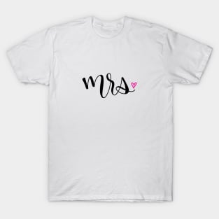 Mrs Hand Lettering T-Shirt